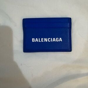 Balenciaga Royal Blue Card Holder
